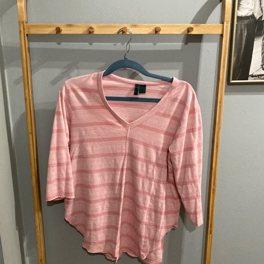 Anthropologie left of center 3/4 sleeve shirt